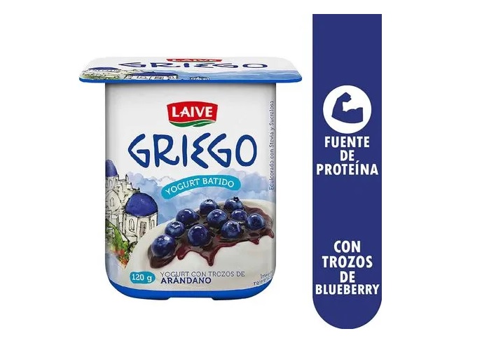 YOGURT LAIVE VASO GRIEGO BLUEBERRY X 120ML