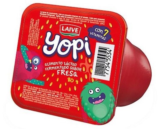 YOGURT LAIVE YOPI FRESA  *80GR