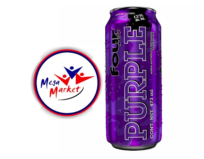 BEBIDA FOUR LOKO PURPLE LATA X 473ML