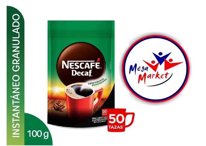CAFE NESCAFE DECAFEINADO DYP X 100 GR