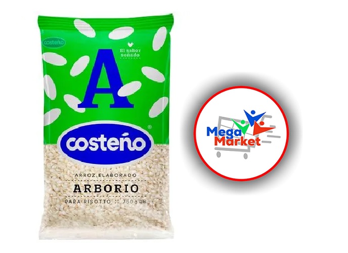 ARROZ COSTEÑO ARBORIO X 750GR