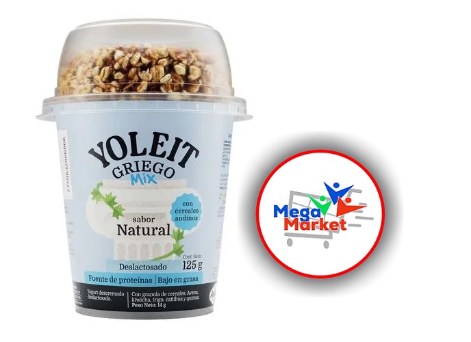 YOGURT YOLEIT GRIEGO NATURAL C/GRANOLA X 125GR