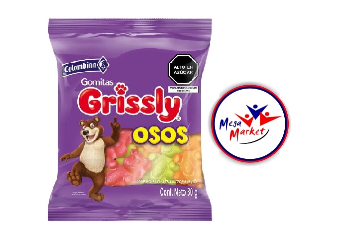 GOMITAS GRISSLY OSO X 80 GR