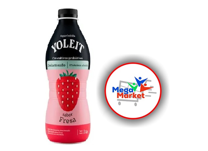 YOGURT YOLEIT FRESA DESLACTOSADO X 950ML