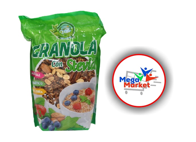 GRANOLA EL PUQUIAL STEVIA X 500GR