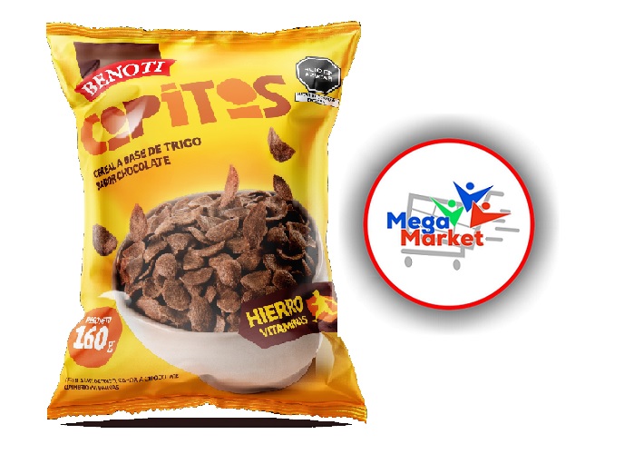 CEREAL BENOTI COPITOS DE CHOCOLATE X 21GR