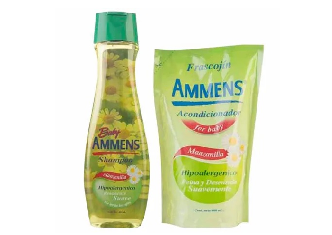 SHAMPOO AMMENS BABY MANZANILLA X 400ML FRASCOJIN