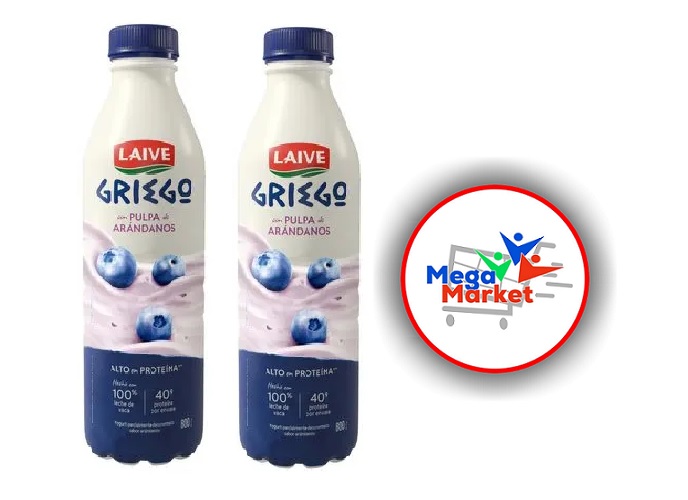 YOGURT LAIVE GRIEGO PULPA DE ARANDANOS X 800GR