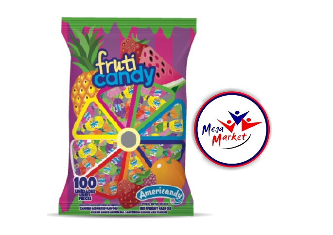 CARAMELOS FRUTICANDY SURTIDOS * 100 UND